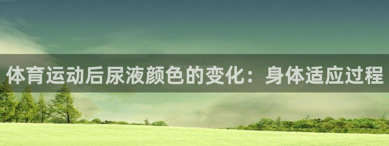 678体育官网：体育运动后尿液颜色的变化：身体适应过程